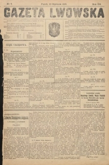Gazeta Lwowska. 1919, nr 7