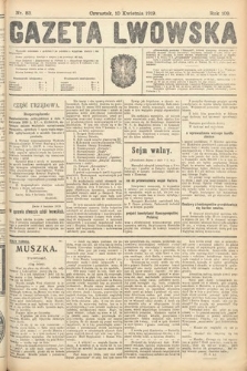 Gazeta Lwowska. 1919, nr 83
