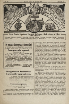 Przegląd Graficzny : organ Związku Organizacyj Przemysłu Graficznego i Wydawniczego w Polsce. R. 10, 1929, nr 50