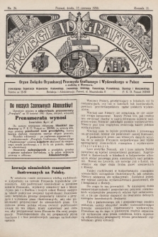 Przegląd Graficzny : organ Związku Organizacyj Przemysłu Graficznego i Wydawniczego w Polsce. R. 11, 1930, nr 26