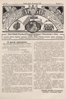 Przegląd Graficzny : organ Związku Organizacyj Przemysłu Graficznego i Wydawniczego w Polsce. R. 11, 1930, nr 34