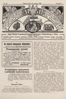 Przegląd Graficzny : organ Związku Organizacyj Przemysłu Graficznego i Wydawniczego w Polsce. R. 11, 1930, nr 39