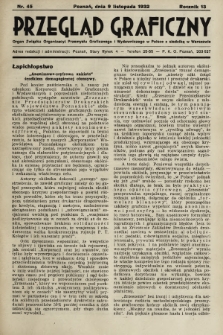 Przegląd Graficzny : Organ Związku Organizacyj Przemysłu Graficznego i Wydawniczego w Polsce z siedzibą w Warszawie. R. 13, 1932, nr 45