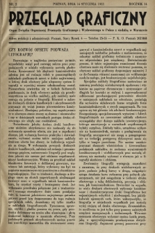 Przegląd Graficzny : Organ Związku Organizacyj Przemysłu Graficznego i Wydawniczego w Polsce z siedzibą w Warszawie. R. 14, 1933, nr 2