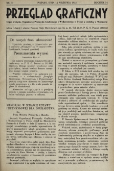 Przegląd Graficzny : Organ Związku Organizacyj Przemysłu Graficznego i Wydawniczego w Polsce z siedzibą w Warszawie. R. 14, 1933, nr 31