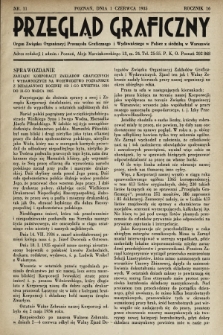 Przegląd Graficzny : Organ Związku Organizacyj Przemysłu Graficznego i Wydawniczego w Polsce z siedzibą w Warszawie. R. 16, 1935, nr 11