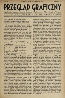 Przegląd Graficzny : Organ Związku Organizacyj Przemysłu Graficznego i Wydawniczego w Polsce z siedzibą w Warszawie. R. 16, 1935, nr 12