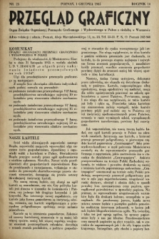 Przegląd Graficzny : Organ Związku Organizacyj Przemysłu Graficznego i Wydawniczego w Polsce z siedzibą w Warszawie. R. 16, 1935, nr 23
