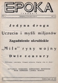 Epoka. 1933, nr 2