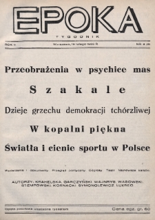 Epoka. 1933, nr 8