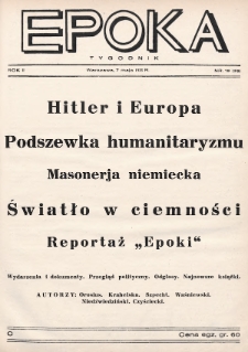 Epoka. 1933, nr 19