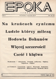 Epoka. 1933, nr 23