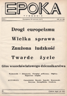 Epoka. 1933, nr 25