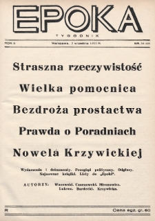 Epoka. 1933, nr 36