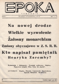 Epoka. 1933, nr 43