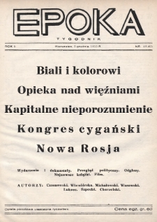 Epoka. 1933, nr 49