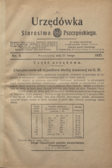 Urzędówka Starostwa Pszczyńskiego. 1935, nr 8 (23 lutego)
