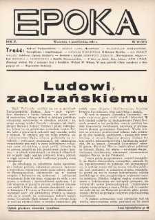 Epoka. 1938, nr 28