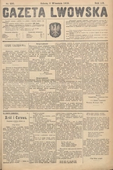 Gazeta Lwowska. 1919, nr 206