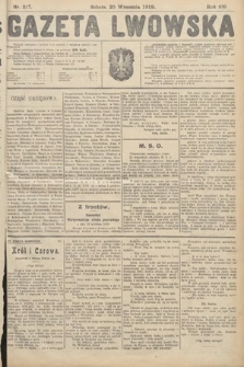 Gazeta Lwowska. 1919, nr 217