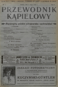 Przewodnik Kąpielowy : organ polskiego Towarzystwa balneologicznego. 1908, nr 2