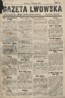 Gazeta Lwowska. 1927, nr 1