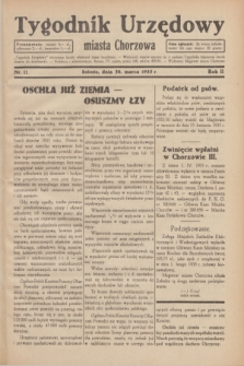 Tygodnik Urzędowy miasta Chorzowa.R.2, nr 11 (30 marca 1935)