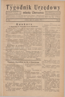 Tygodnik Urzędowy miasta Chorzowa.R.2, nr 34 (21 grudnia 1935)
