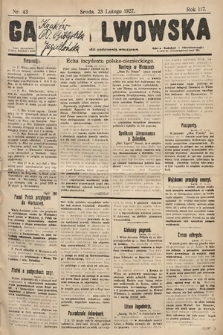 Gazeta Lwowska. 1927, nr 43