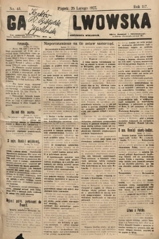 Gazeta Lwowska. 1927, nr 45