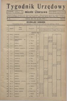 Tygodnik Urzędowy miasta Chorzowa.R.3, nr 2 (25 stycznia 1936)
