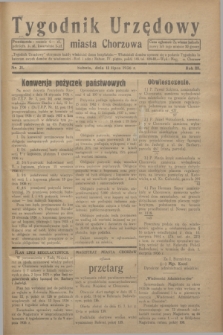 Tygodnik Urzędowy miasta Chorzowa.R.3, nr 21 (11 lipca 1936)