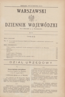 Warszawski Dziennik Wojewódzki dla Obszaru m. st. Warszawy.R.8 [i.e.10], № 35 (29 sierpnia 1929)