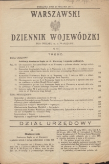 Warszawski Dziennik Wojewódzki dla Obszaru m. st. Warszawy.1931, № 15 (23 kwietnia)