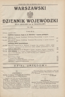 Warszawski Dziennik Wojewódzki dla Obszaru m. st. Warszawy.1931, nr 50 (30 grudnia)