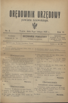 Orędownik Urzędowy powiatu tczewskiego. R.6, nr 5 (5 lutego 1925)