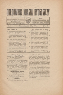 Orędownik Miasta Bydgoszczy. R.52, nr 12 (15 lipca 1936)