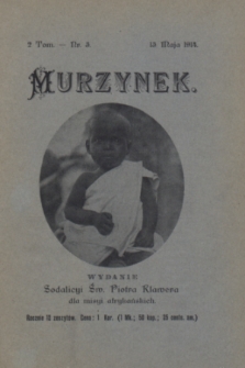 Murzynek.R.2, nr 5 (15 maja 1914)