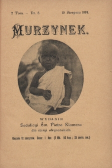 Murzynek.R.2, nr 8 (15 sierpnia 1914)