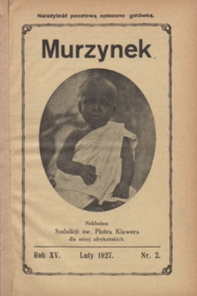 Murzynek.R.15, nr 2 (luty 1927)
