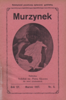 Murzynek.R.15, nr 3 (marzec 1927)