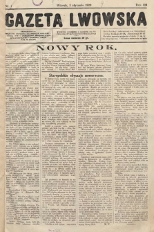 Gazeta Lwowska. 1929, nr 1