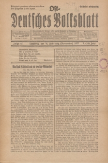 Ost-Deutsches Volksblatt.Jg.6, Folge 47 (20 Nebelung [November] 1927) = Jg.20
