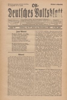 Ost-Deutsches Volksblatt.Jg.6, Folge 48 (27 Nebelung [November] 1927) = Jg.20