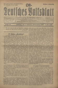 Ost-Deutsches Volksblatt.Jg.7, Folge 45 (4 Nebelung [November] 1928) = Jg.21 + dod.