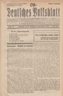 Ost-Deutsches Volksblatt.Jg.8, Folge 52 (29 Christmond [December] 1929) = Jg.22 + dod. + wkładka