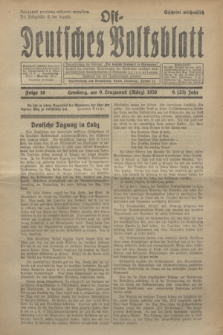 Ost-Deutsches Volksblatt.Jg.9, Folge 10 (9 Lenzmond [März] 1930) = Jg.23 + dod.