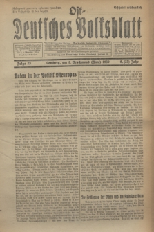 Ost-Deutsches Volksblatt.Jg.9, Folge 23 (8 Brachmond [Juni] 1930) = Jg.23 + dod.