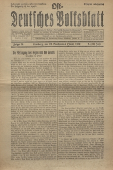 Ost-Deutsches Volksblatt.Jg.9, Folge 26 (29 Brachmond [Juni] 1930) = Jg.23 + dod.