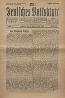 Ost-Deutsches Volksblatt.Jg.9, Folge 28 (13 Heuert [Juli] 1930) = Jg.23 + dod.